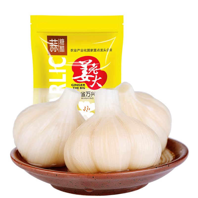 Amazon.co.jp: 糖蒜 甜蒜 山东大蒜 腌泡大蒜头 糖醋蒜头 酸甜袋装糖醋